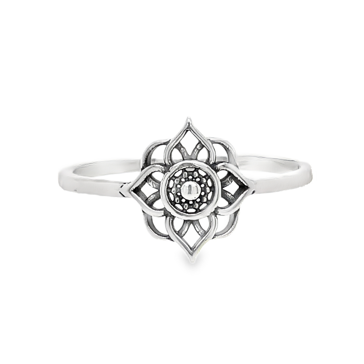 Mandala Flower Ring
