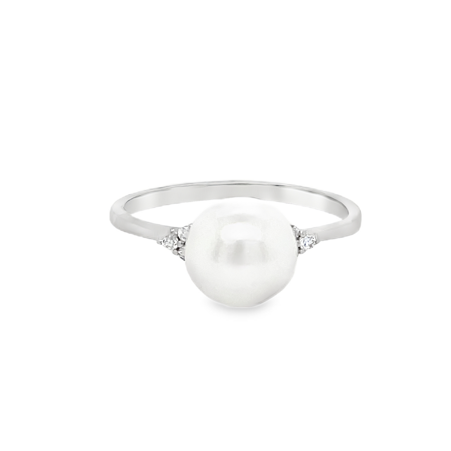 Pearl CZ Ring