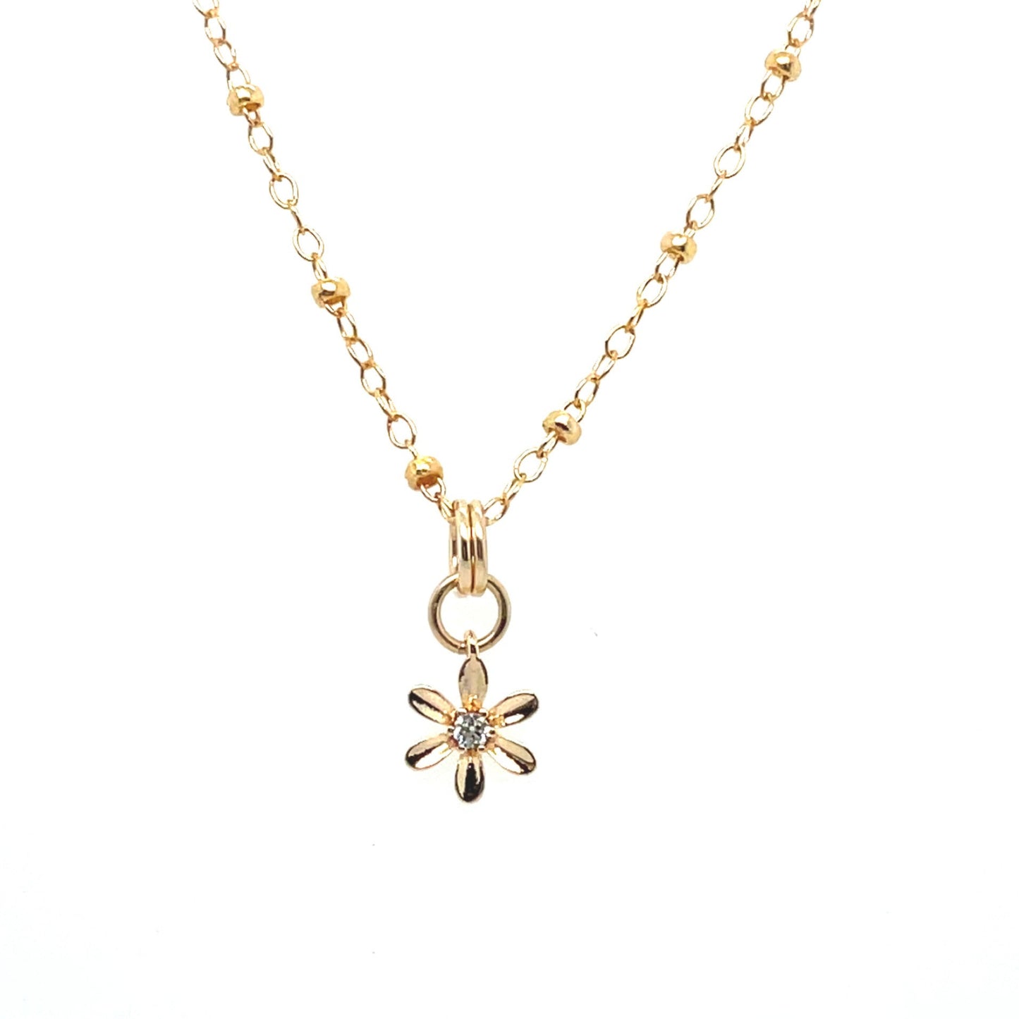 Tiny Daisy Necklace