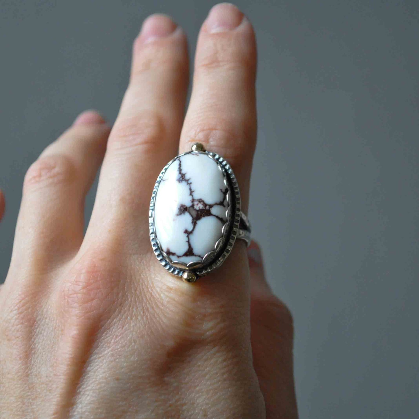 Wild Horse Jasper Ring—Size 9
