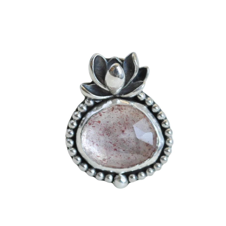 Stawberry Quartz Ring—Size 7