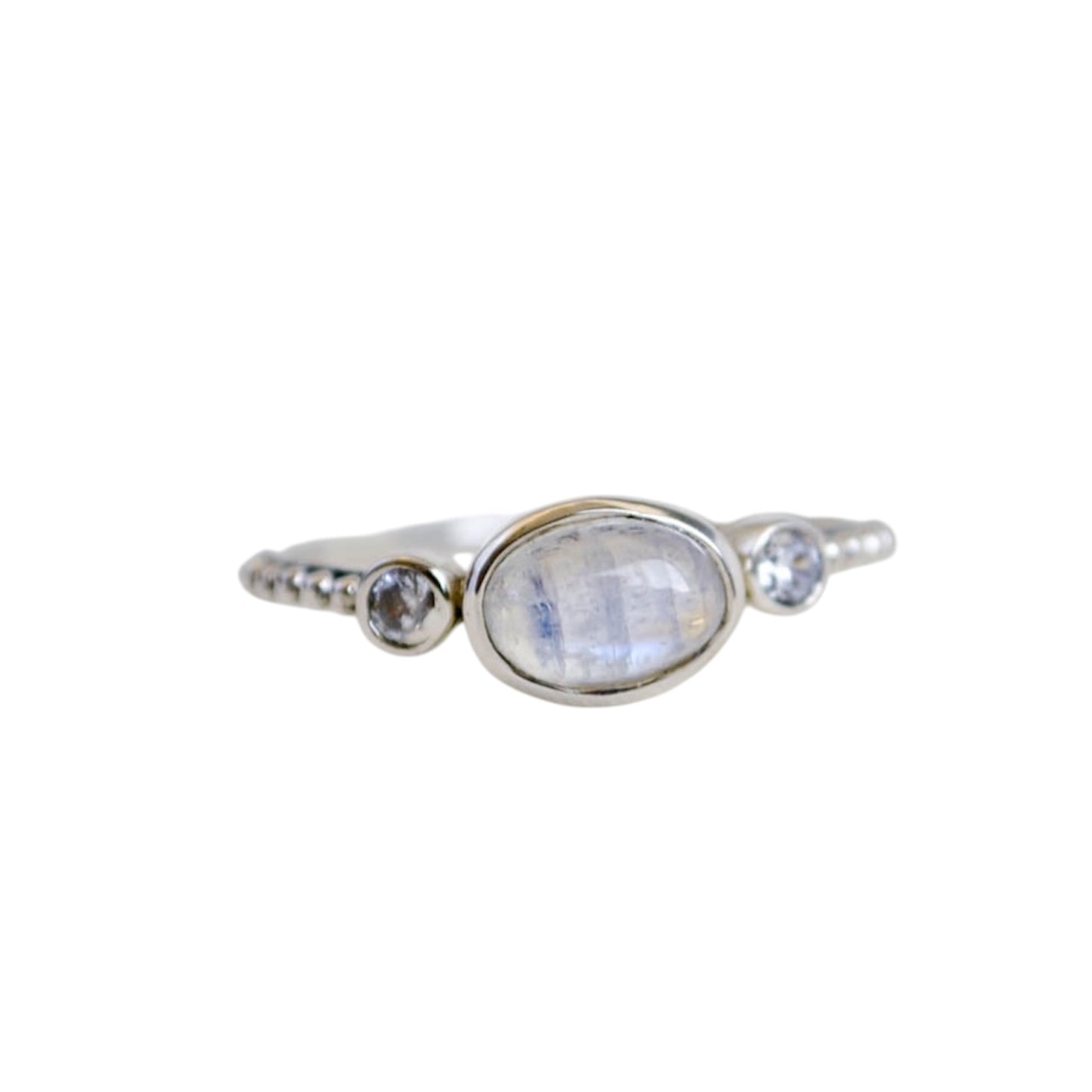 Moonstone Chassé Ring