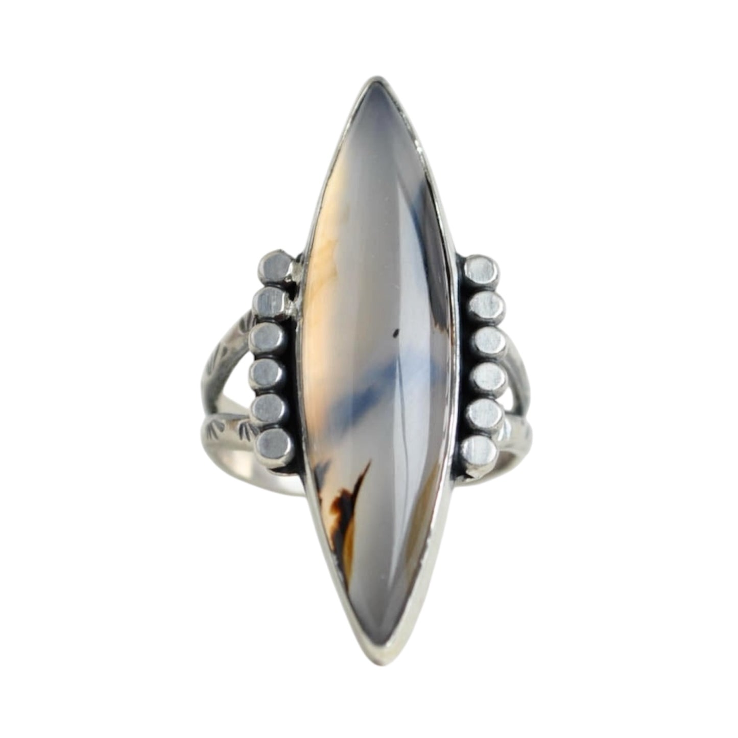 Montana Agate Ring—Size 9.5