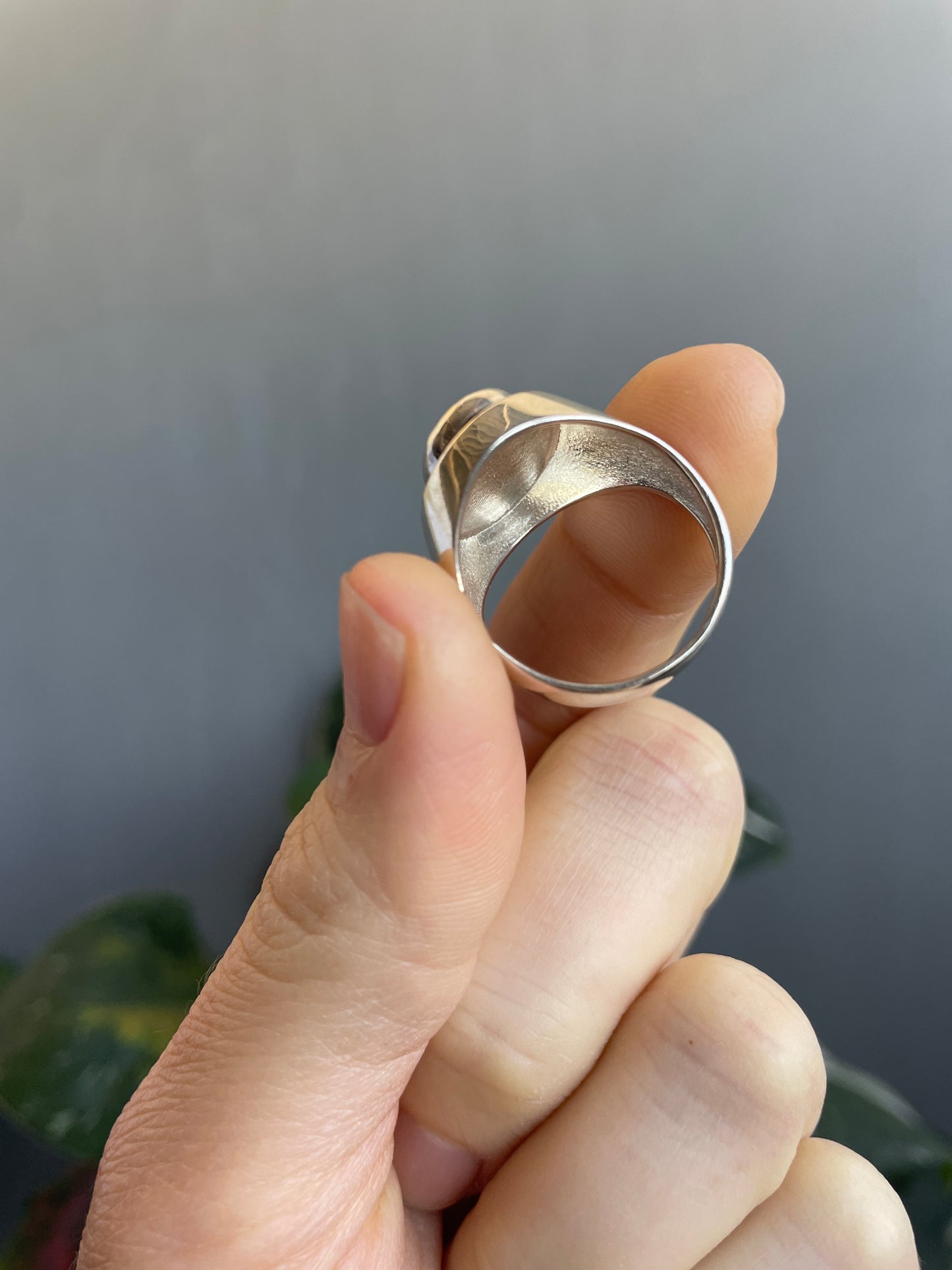 Turquoise Amulet Ring—Size 9