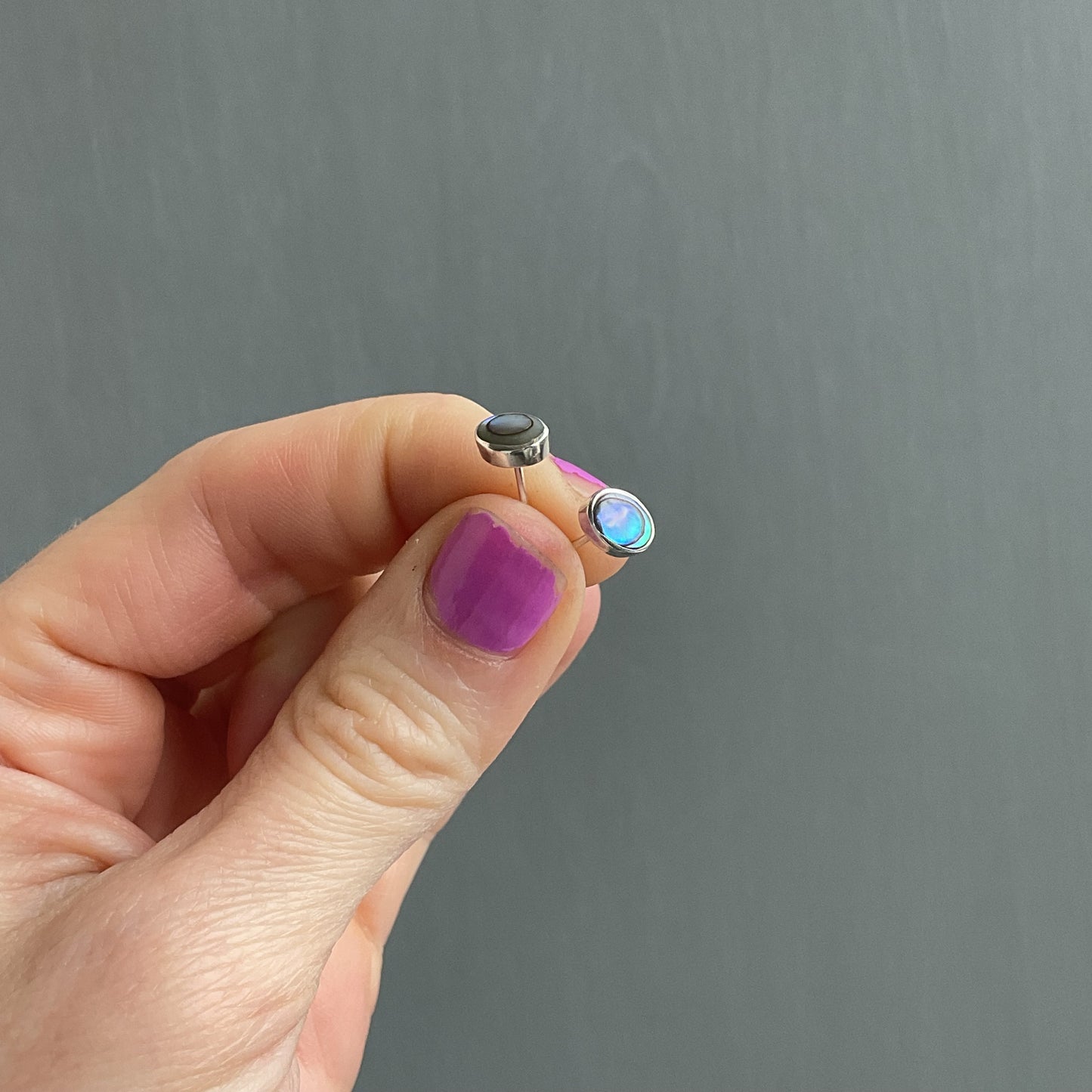 Abalone Post Earrings