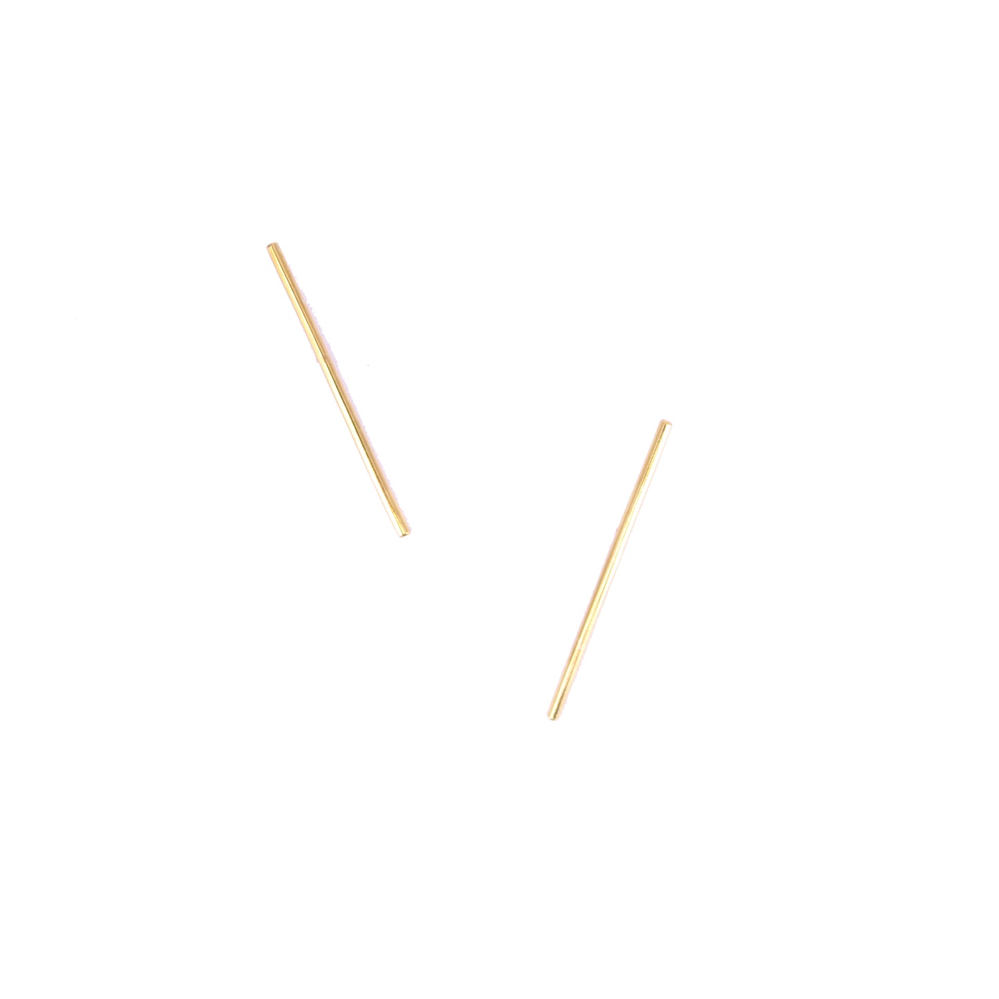 Fine Line Bar Post Earrings