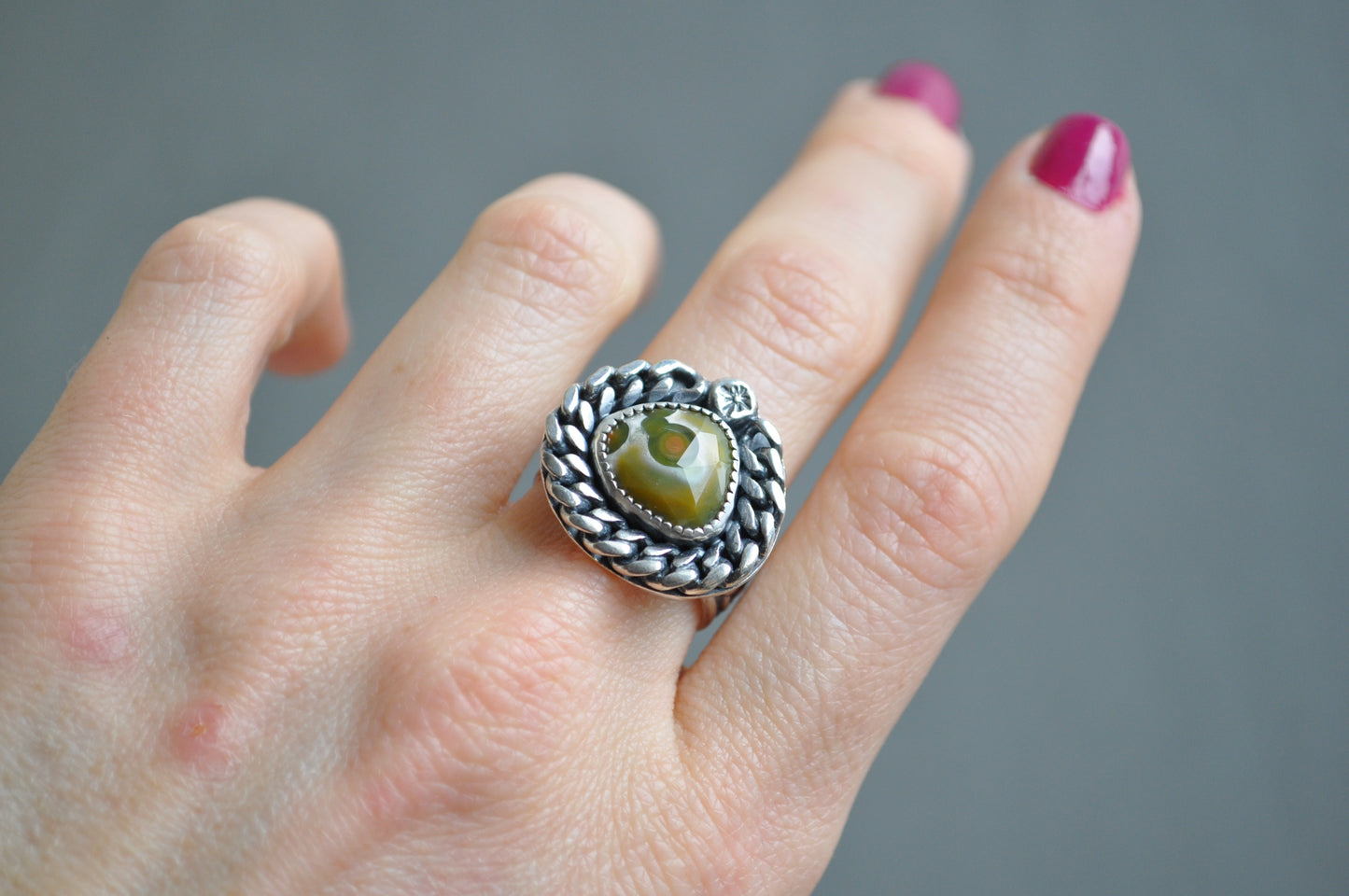 Jasper Ring—Size 8
