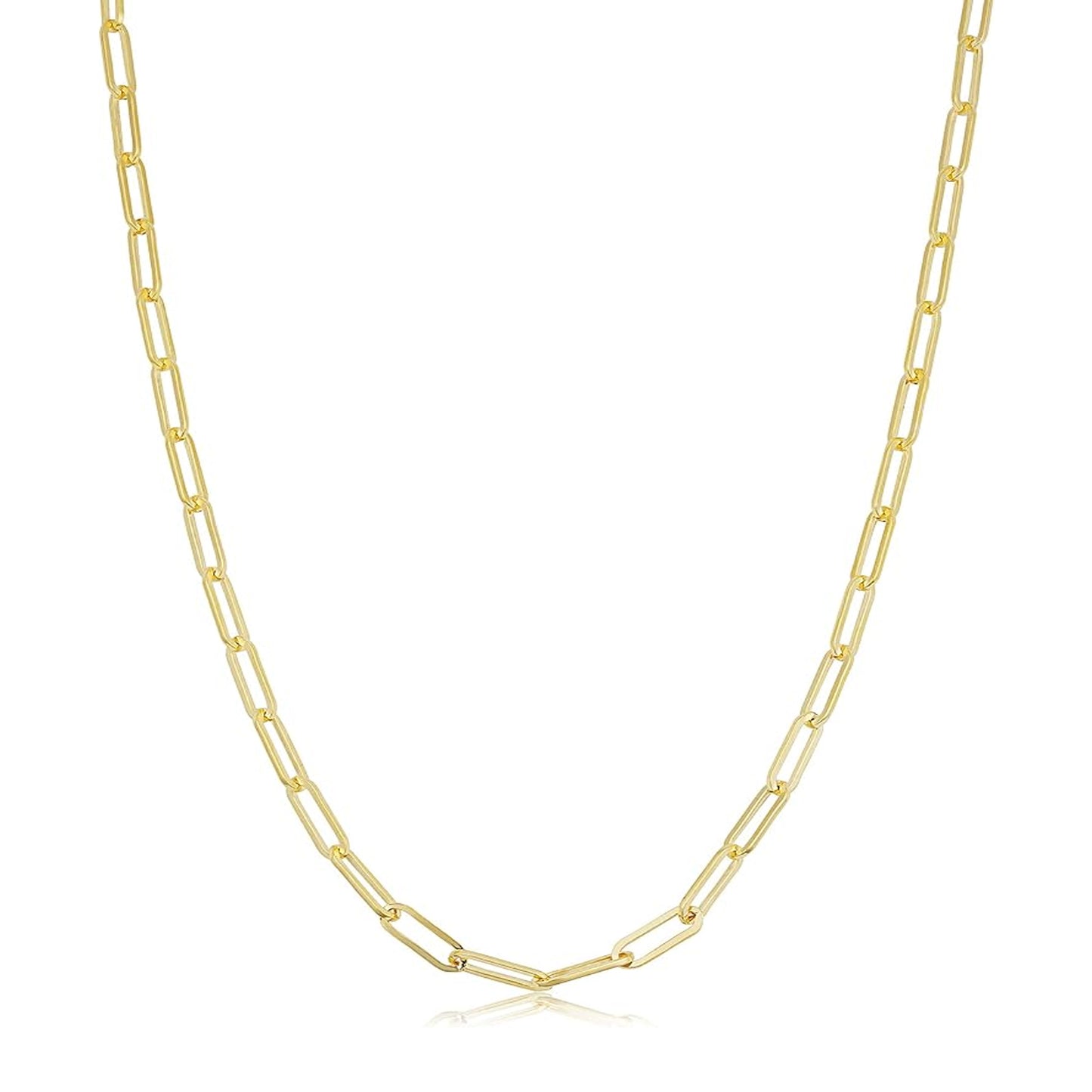 Large Paperclip Chain Necklace