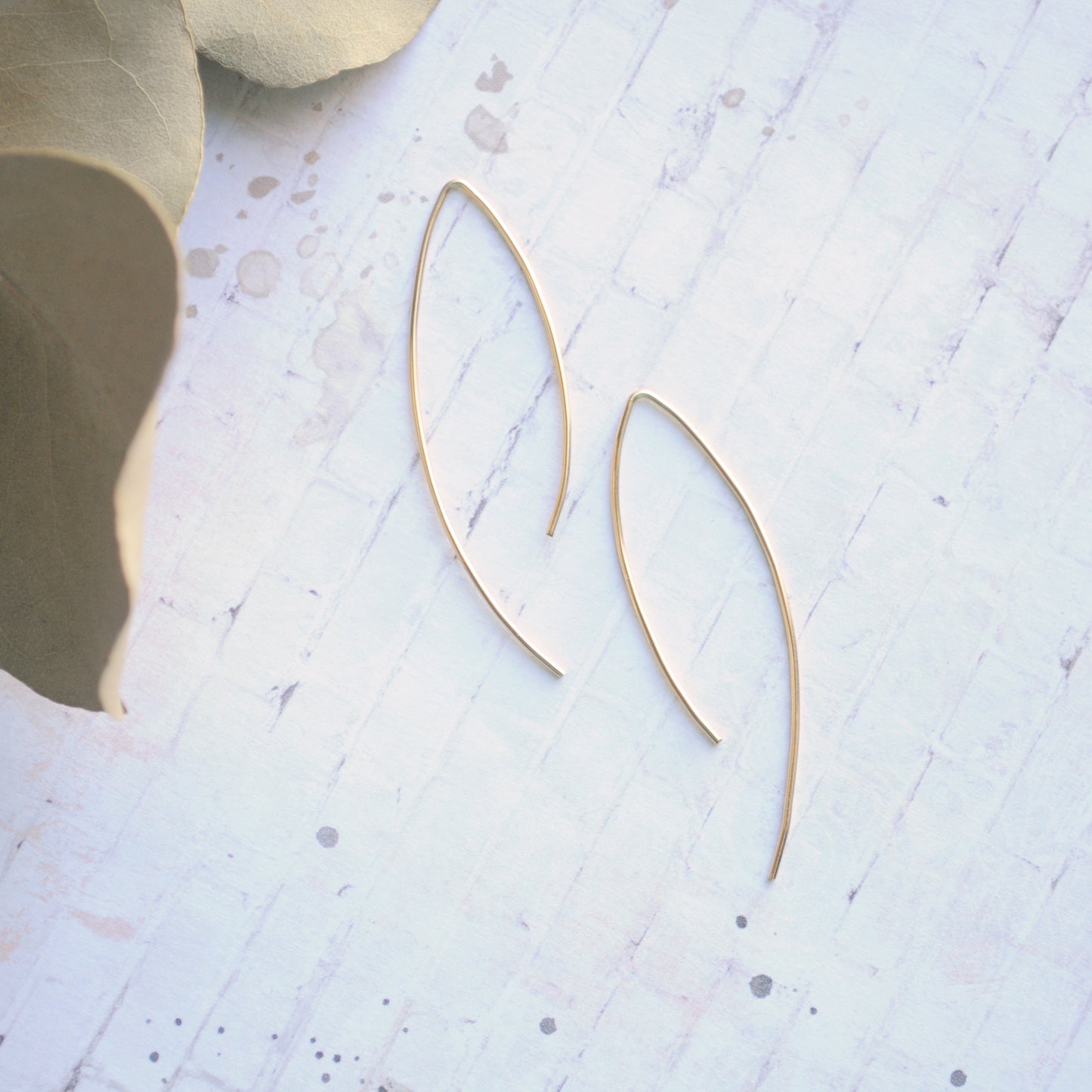 Marquise Wire Earrings