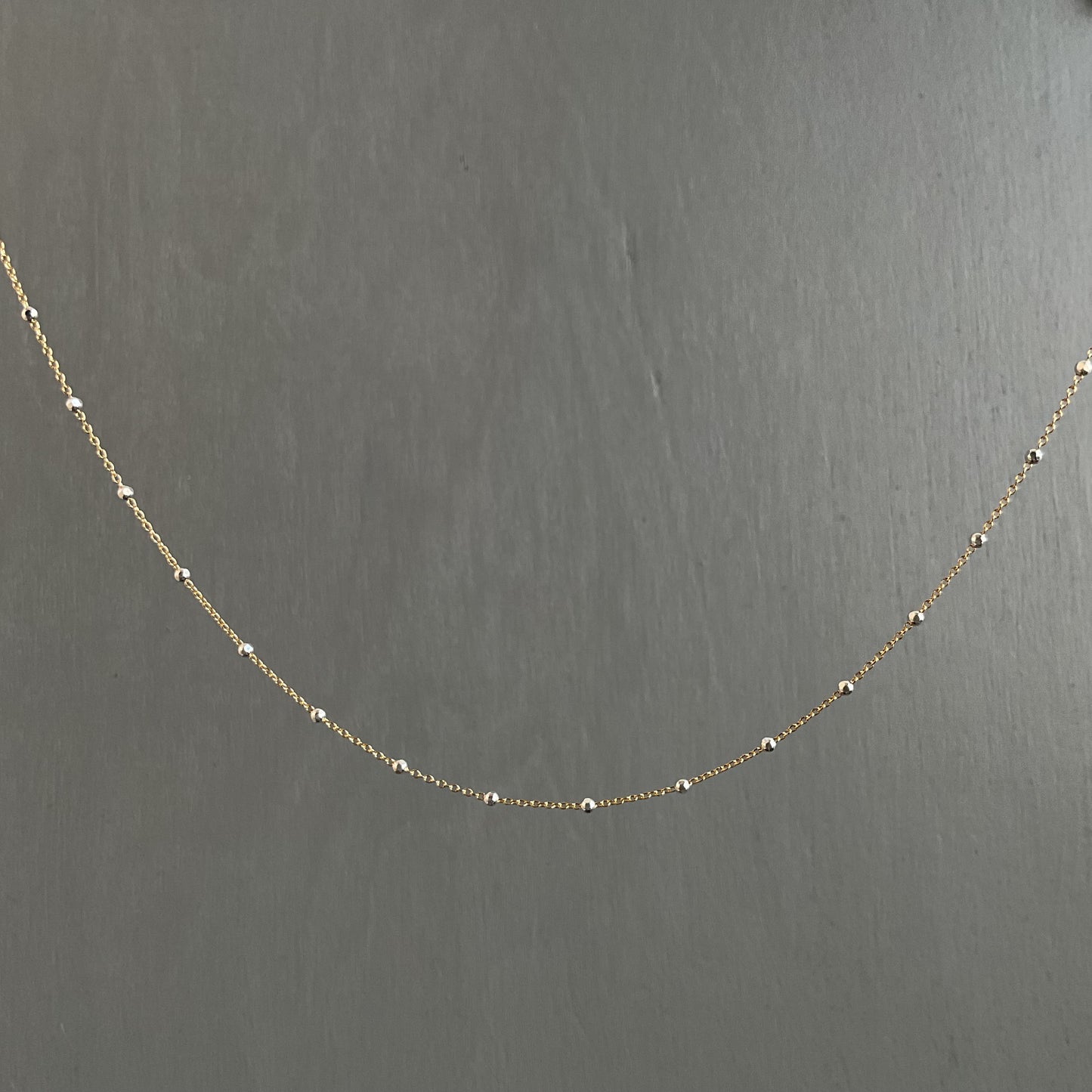 Two Tone Satellite Necklace
