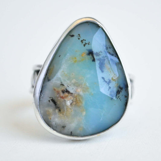 Peruvian Opal Ring—Size 9