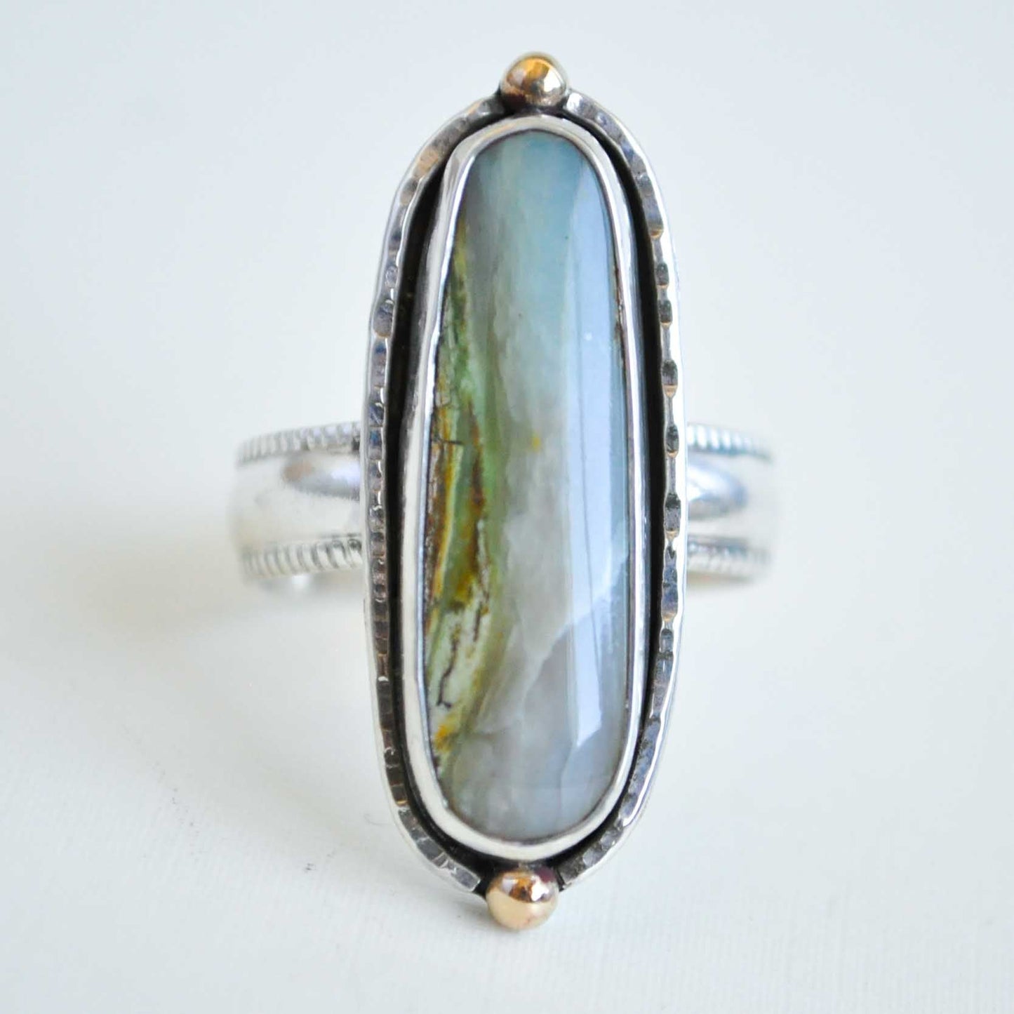 Peruvian Opal Ring—Size 9