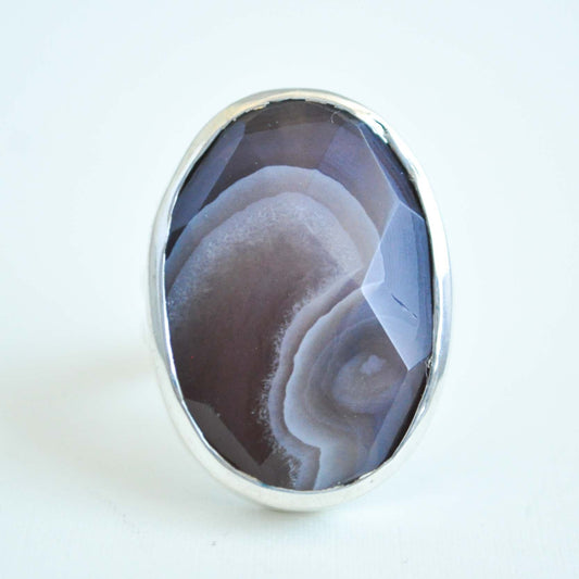Botswana Agate Ring—Size 7.5