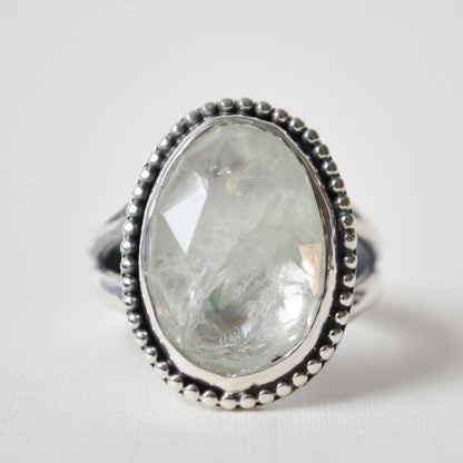Aquamarine Tide Pool Ring—Size 8.5