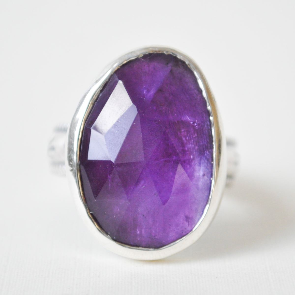 Classic Amethyst Ring—Size 9