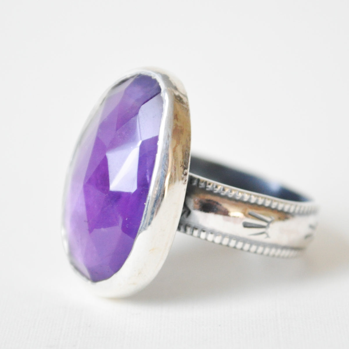 Classic Amethyst Ring—Size 9