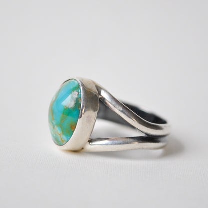 Turquoise Split Ring—Size 6.5