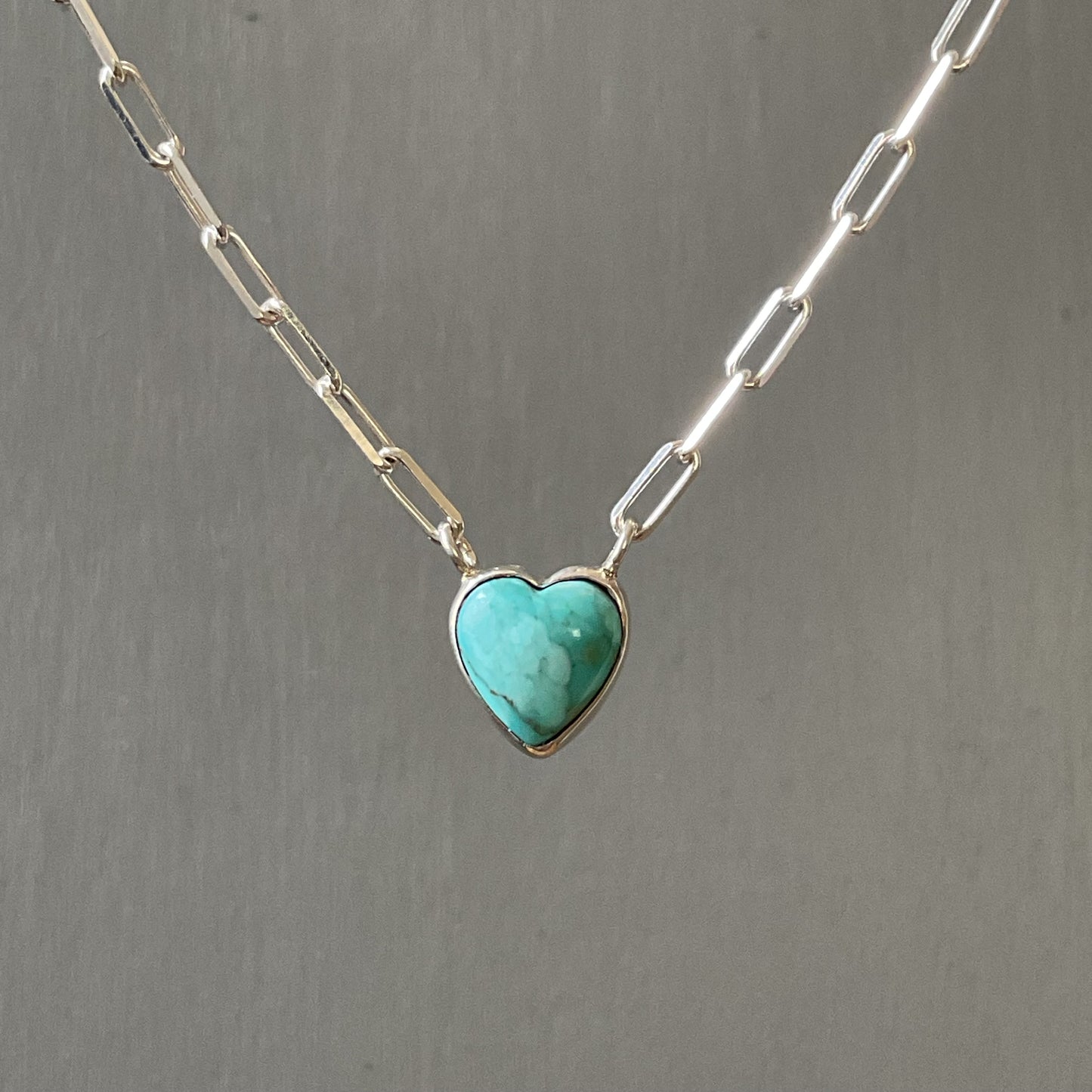 Turquoise Heart Necklace