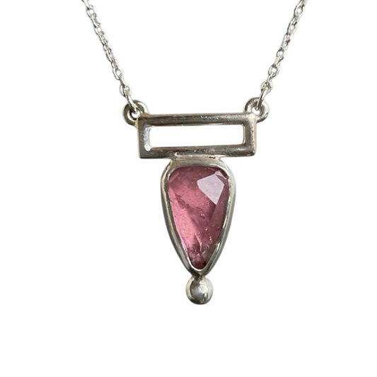 Gemstone Bar Necklace