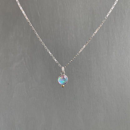 Aurora Opal Drop Necklace