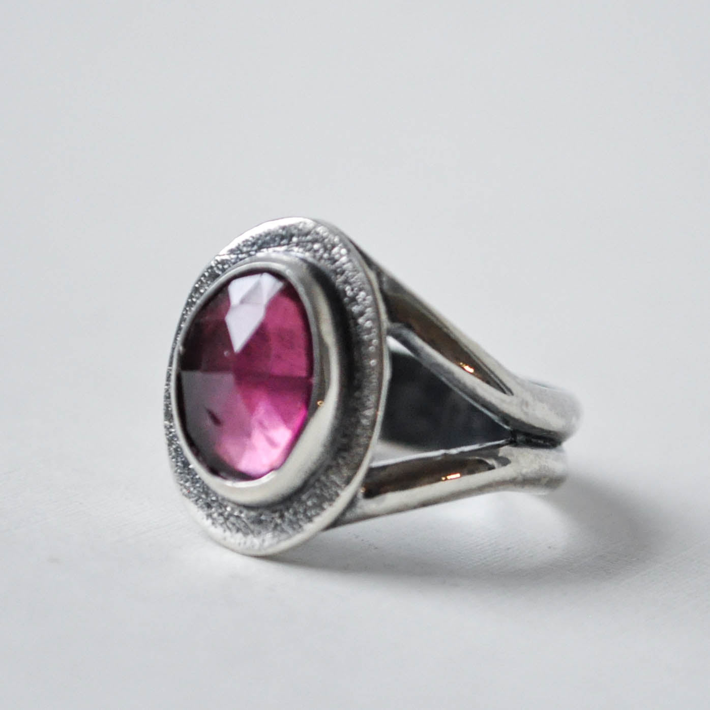 Rhodolite Garnet Ring (Sale)—Size 6.5