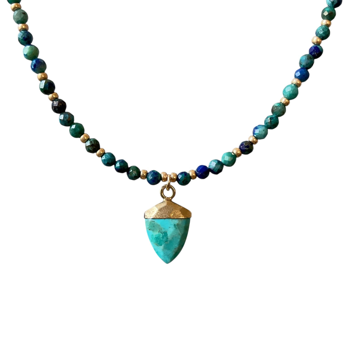 Beaded Gemstone Necklace