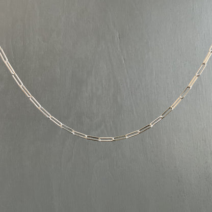Large Paperclip Chain Necklace