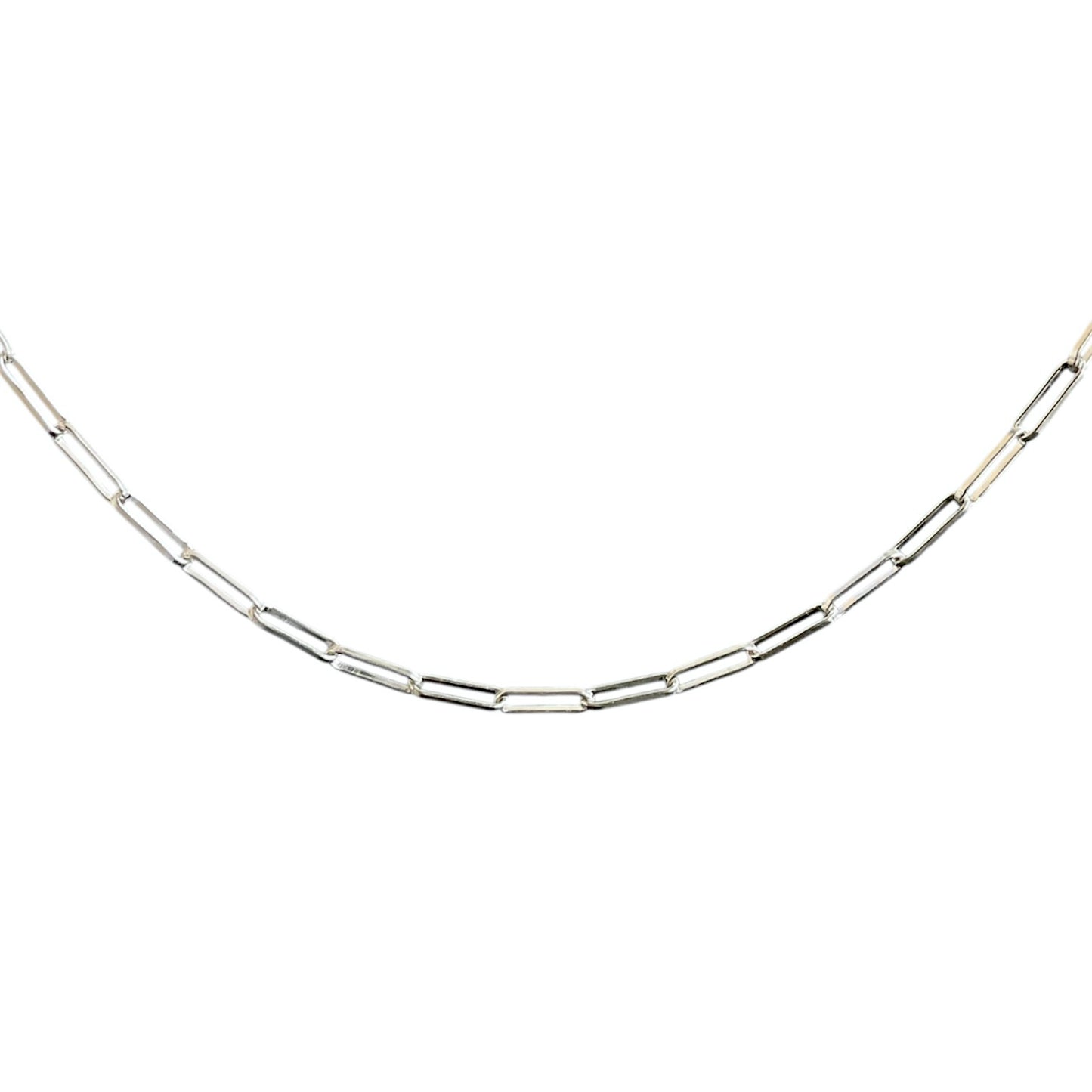 Large Paperclip Chain Necklace