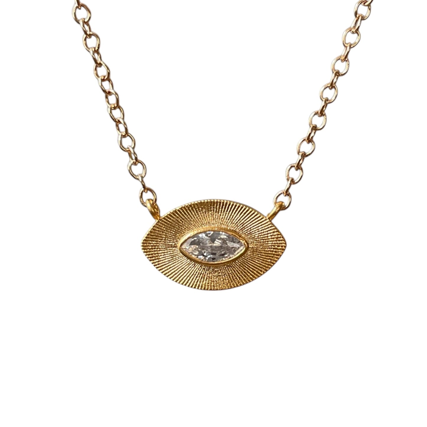 Marquis Evil Eye Necklace