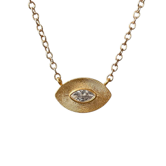 Marquis Evil Eye Necklace