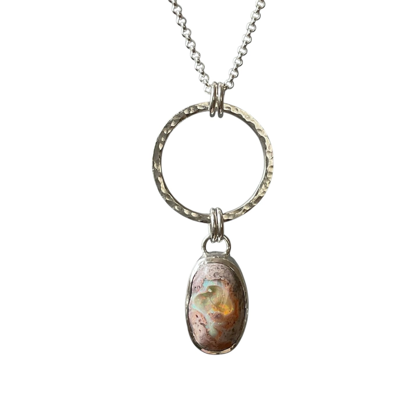 Gemstone Gumdrop Necklace