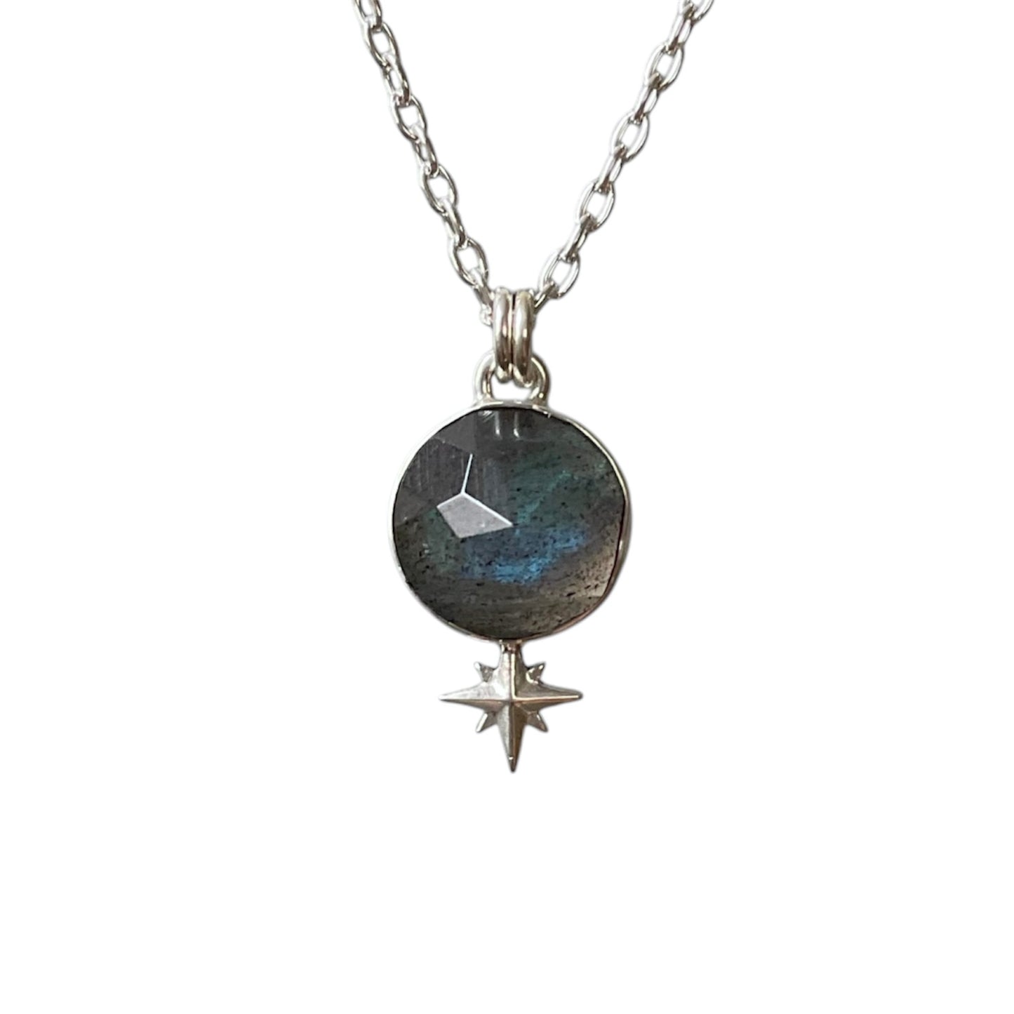 Labradorite Star Drop Necklace