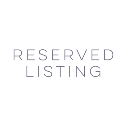 Reserved for Will