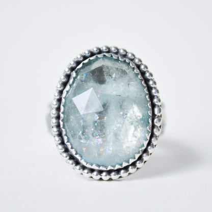 Aquamarine Tide Pool Ring—Size 9