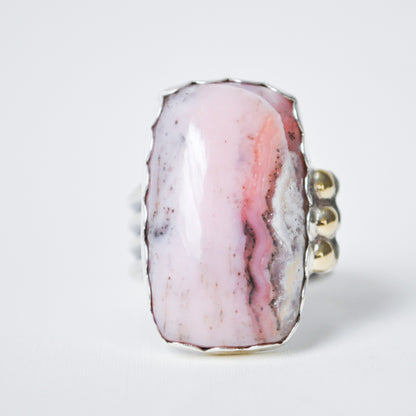 Pink Opal Ring—Size 9