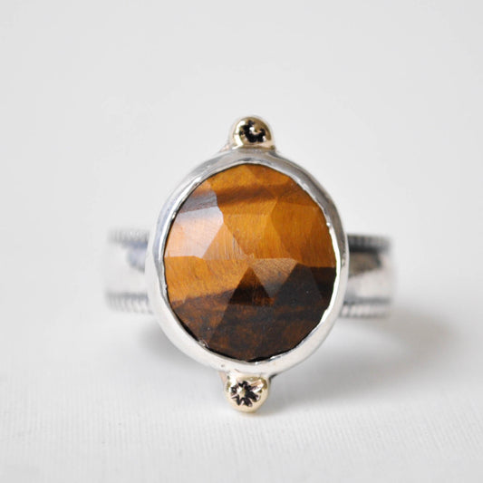 Tigers Eye Ring—Size 7.5